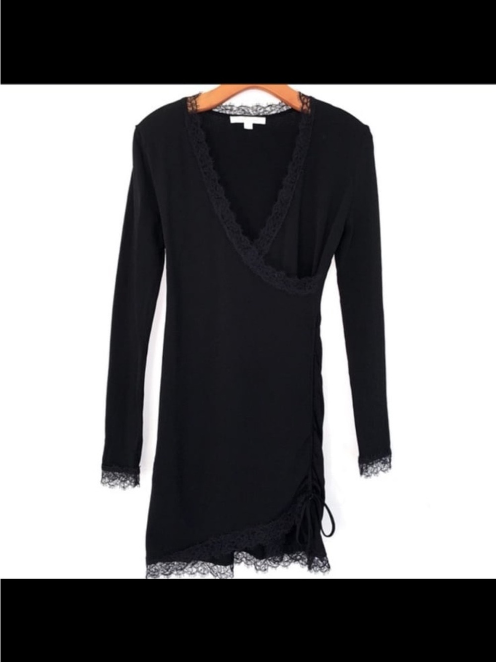 Jonathan simkhai black long sleeve sweater medium